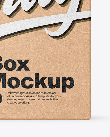 Kraft Box Mockup