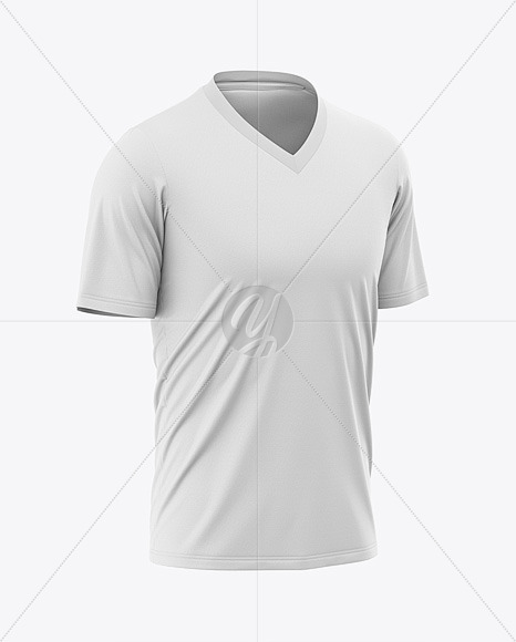 V-Neck T-Shirt Mockup