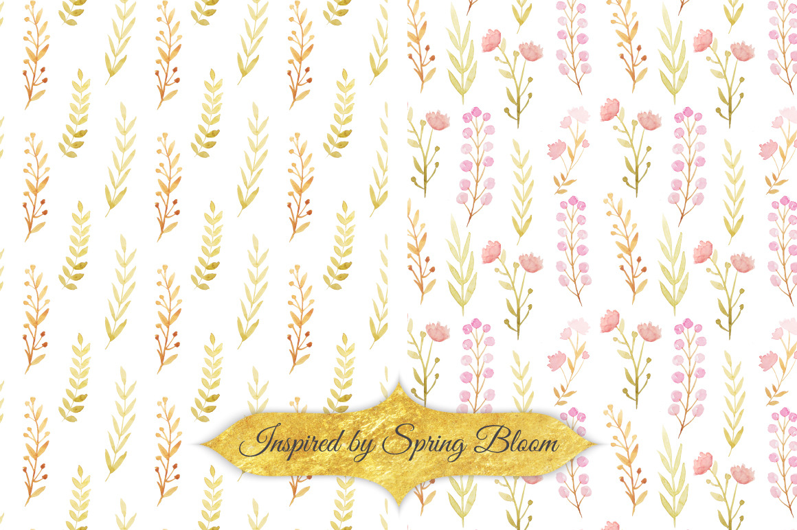 Watercolor Floral Patterns vol.1 Watercolor Floral Patterns vol.1