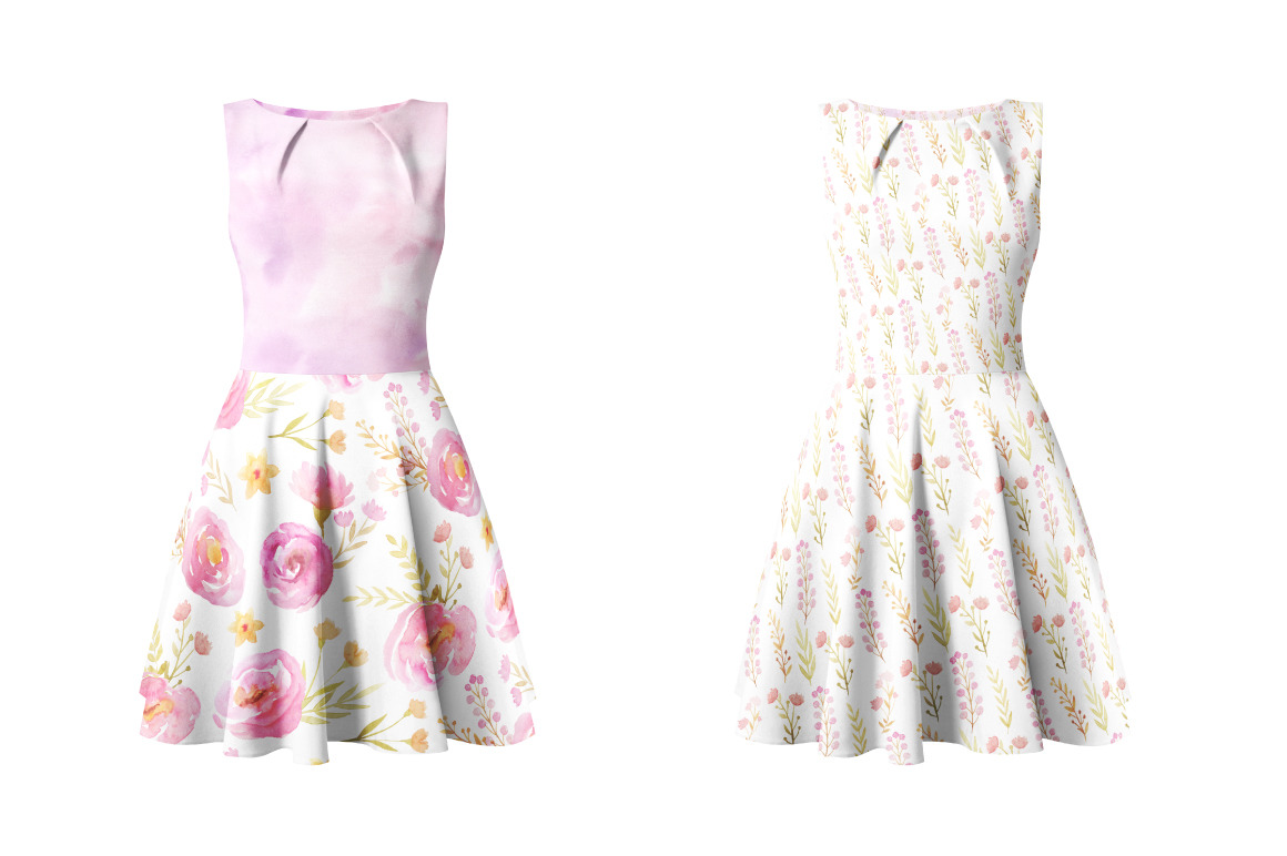 Watercolor Floral Patterns vol.1 Watercolor Floral Patterns vol.1