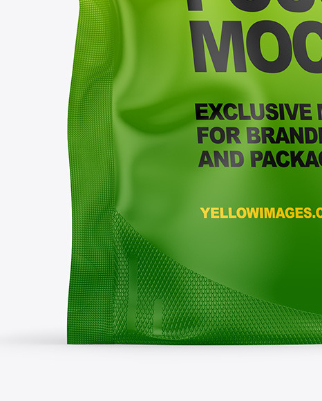 Matte Stand Up Pouch Bag Mockup