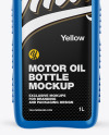 Glossy Motor Oil Bottle Mockup