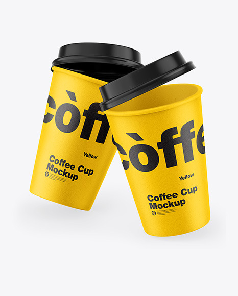 Kraft Coffee Cup Mockup