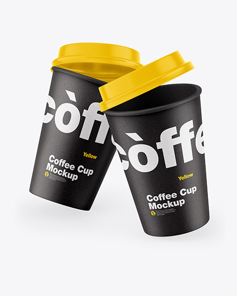 Kraft Coffee Cup Mockup