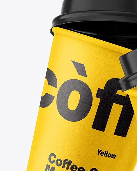 Kraft Coffee Cup Mockup