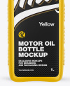 Matte Motor Oil Bottle Mockup