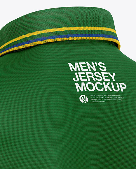 Men's Long Sleeve Polo Shirt Mockup