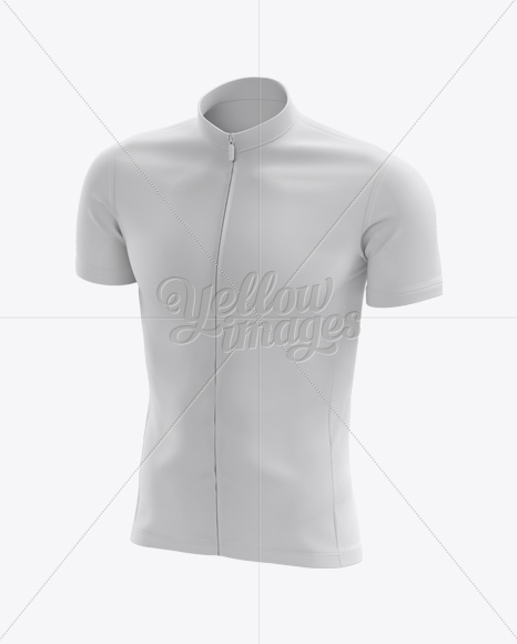 Men’s Cycling Jersey mockup (Half Side View)