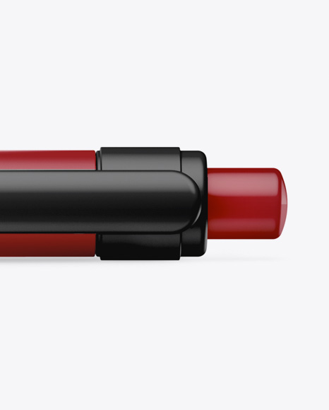 Matte Click Pen Mockup - Top View