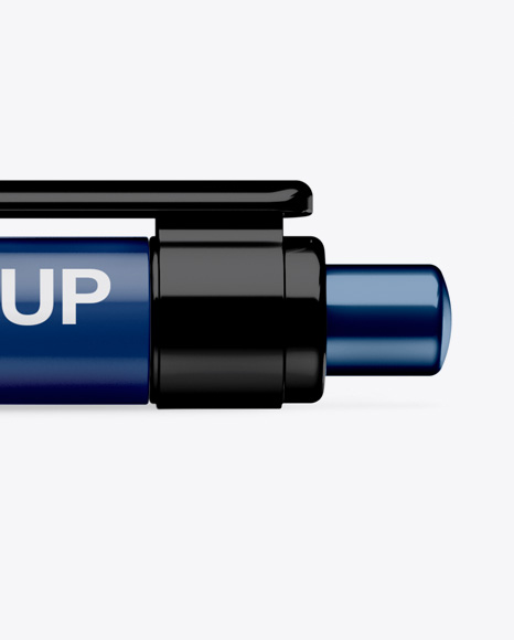 Click Pen Mockup - Side View