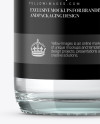 1L Clear Glass Vodka Bottle Mockup