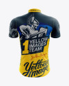 Men’s Cycling Jersey mockup (Back View)