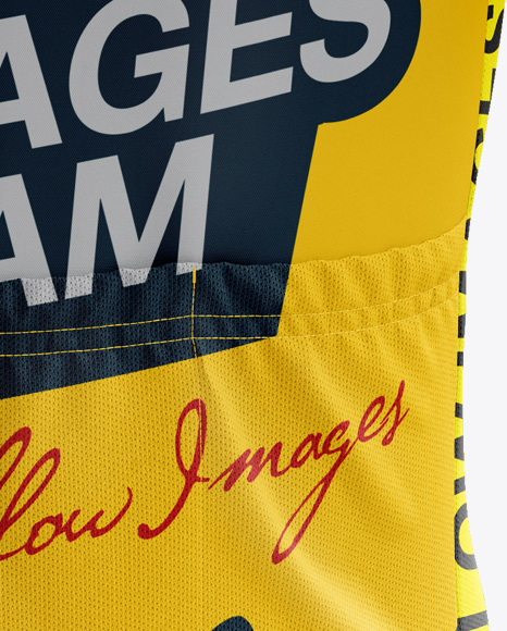 Men’s Cycling Jersey mockup (Back View)