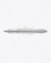 Metallic Click Pen Mockup - Top View