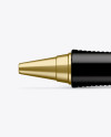 Metallic Click Pen Mockup - Top View