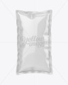 Glossy Food Bag Mockup - Front View