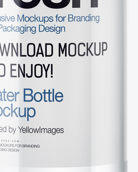 Water Bottle Mockup