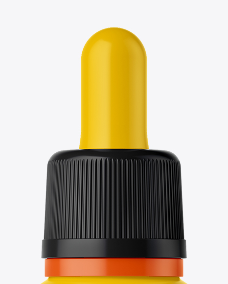 Nasal Drops Bottle Mockup - Front View