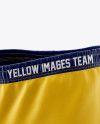 Men’s Rugby Shorts HQ Mockup - Halfside View