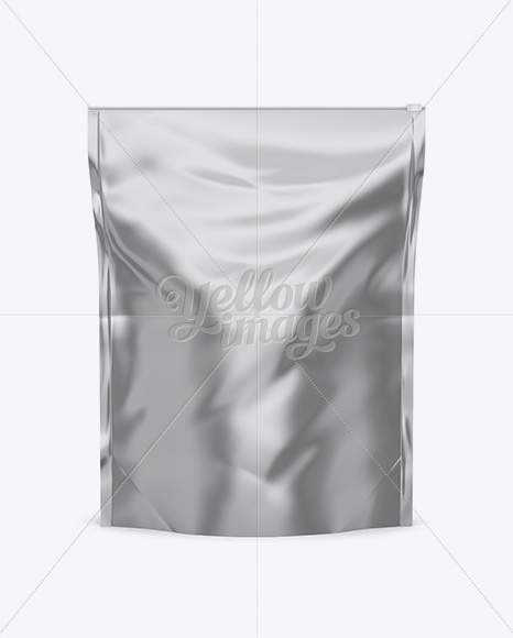 5lb Metallic Stand-Up Pouch Mockup - Front & Back Views