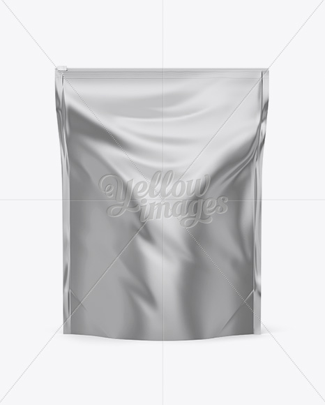 5lb Metallic Stand-Up Pouch Mockup - Front & Back Views