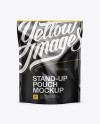 5lb Metallic Stand-Up Pouch Mockup - Front &amp; Back Views