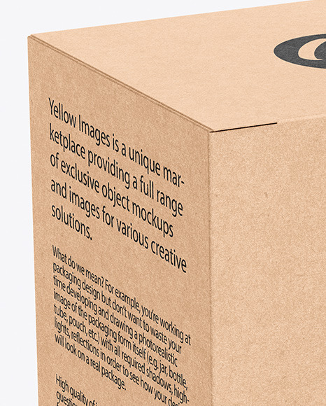 Kraft Box Mockup