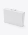 Paper Box With Handle Mockup