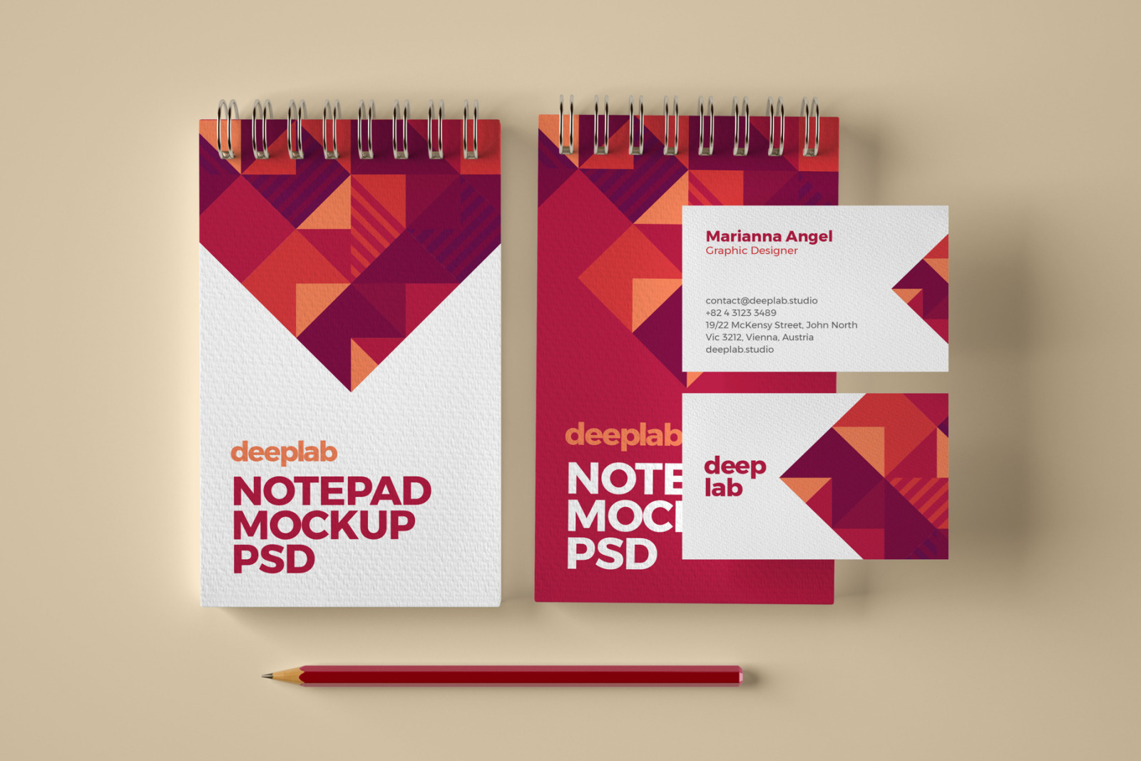 Elegant Stationery Branding PSD Mockup