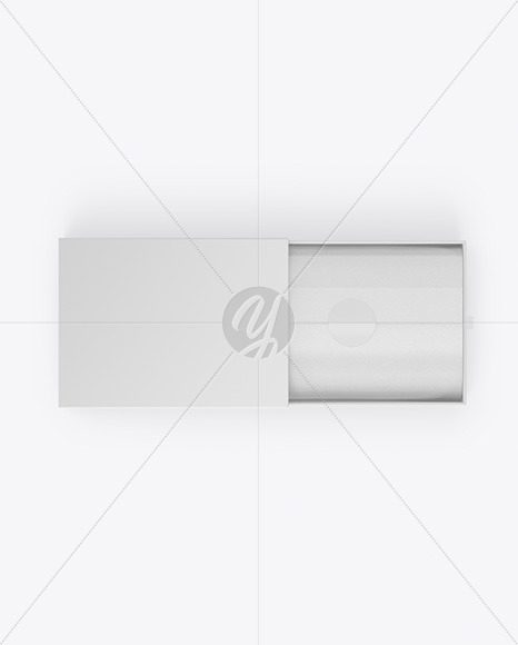 Opened Gift Paper Box Mockup