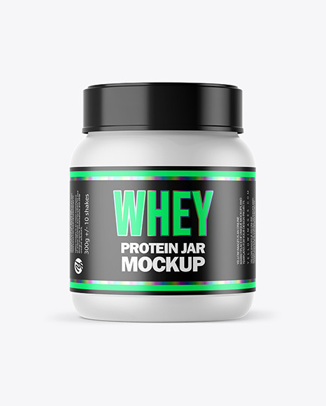 Protein Jar Mockup