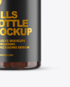 Amber Pills Bottle Mockup