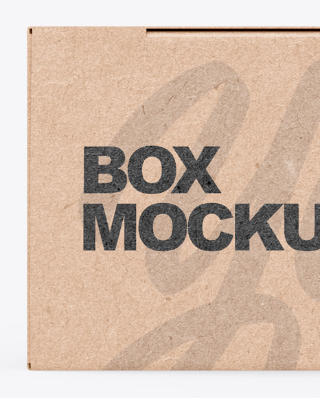 Kraft Box Mockup