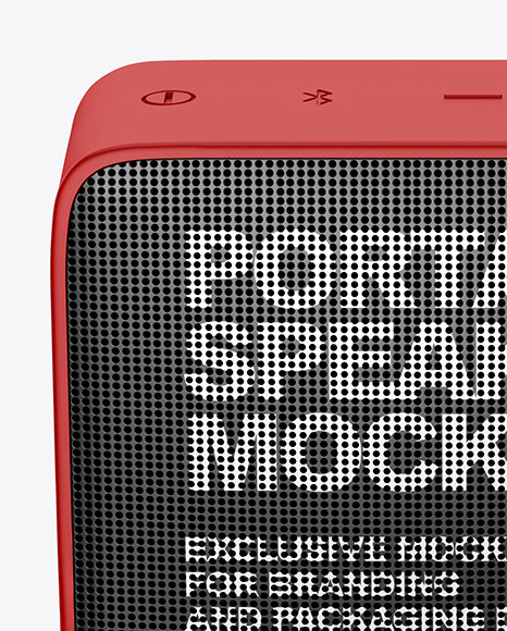 Portable Speaker Mockup