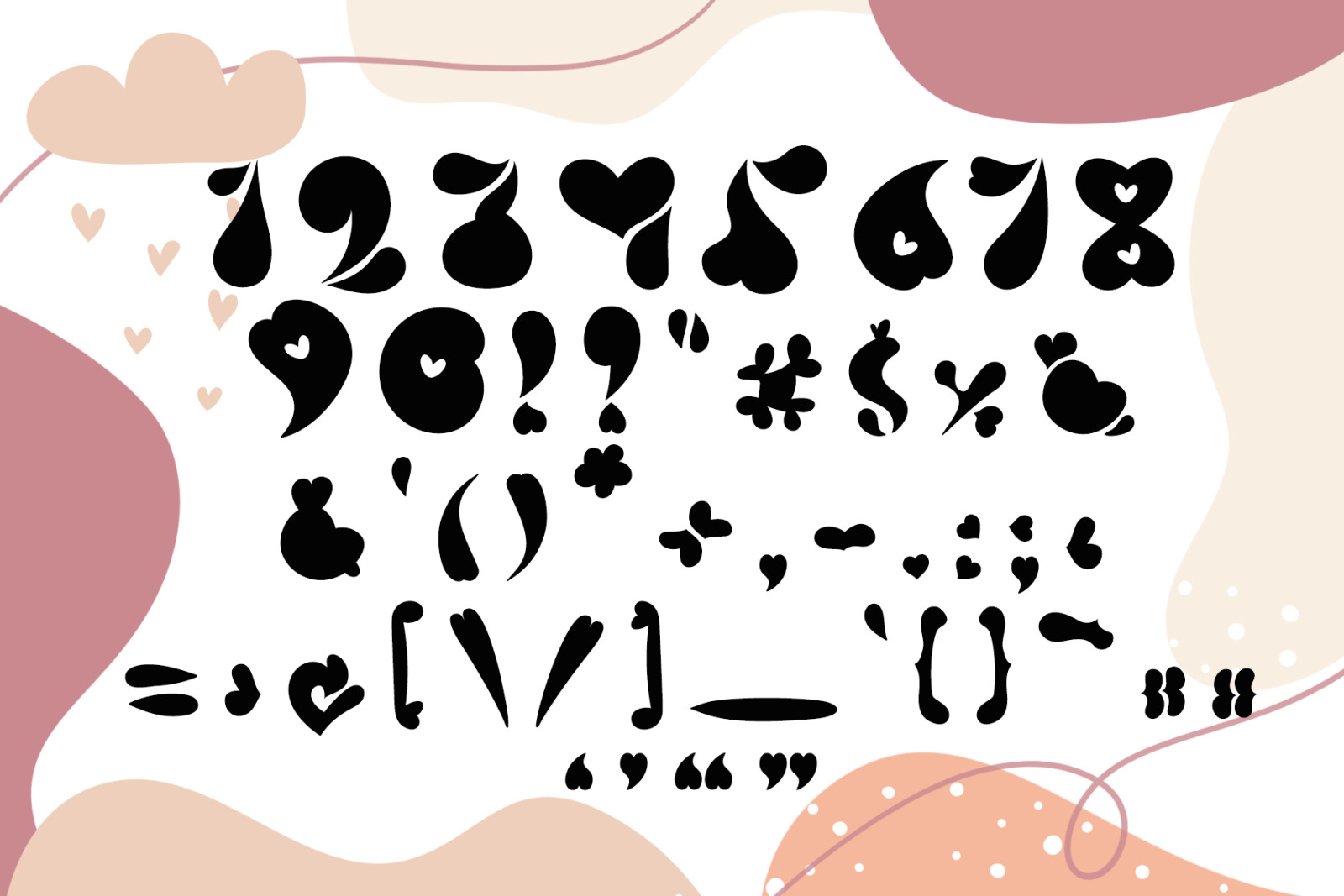 Love You Hand Drawn Valentine Font Love You Hand Drawn Valentine Font