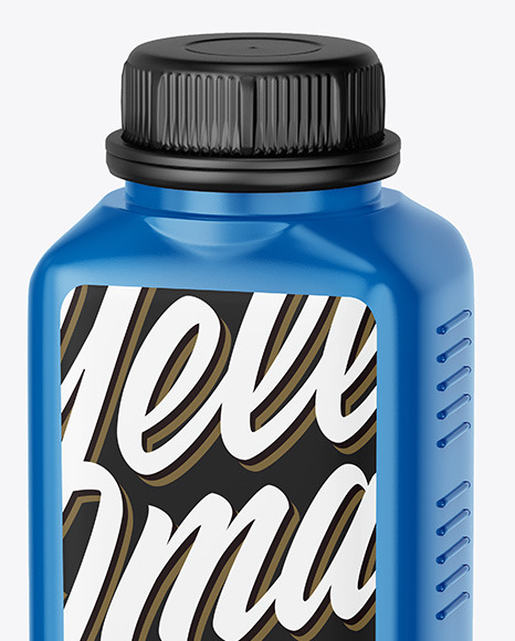 Glossy Motor Oil Bottle Mockup