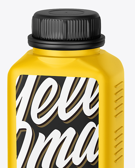 Matte Motor Oil Bottle Mockup