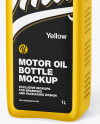 Matte Motor Oil Bottle Mockup