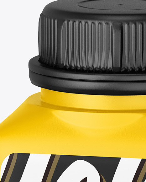 Matte Motor Oil Bottle Mockup