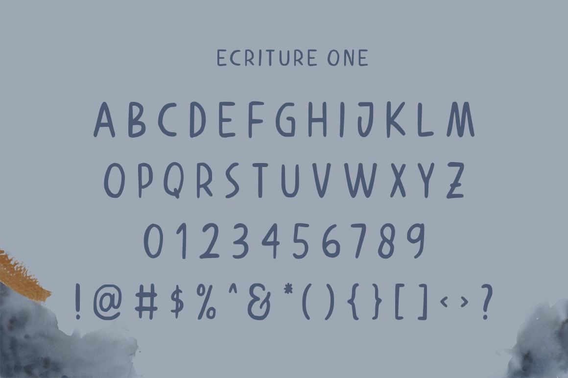 Ecriture || Handdrawn Font