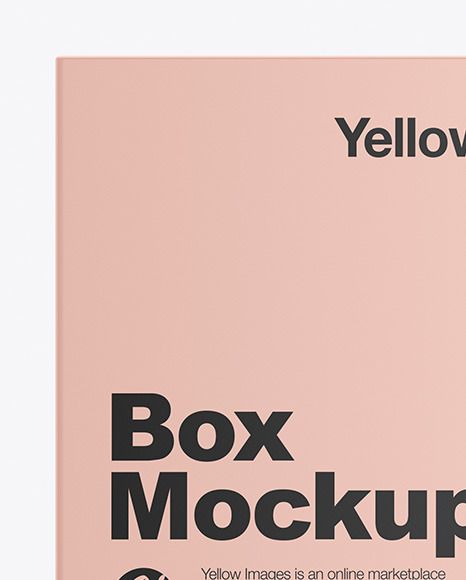 Paper Box Mockup