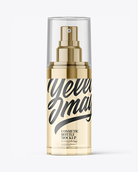 Double-Wall Spray Bottle Mockup