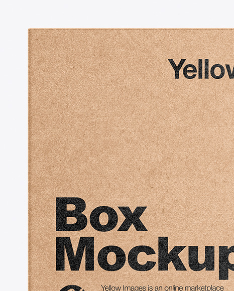 Kraft Box Mockup