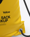 Gym Sack Mockup - Front View