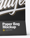 Glossy Shopping Bag w/ Rope Handles Mockup