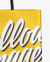 Glossy Shopping Bag w/ Rope Handles Mockup