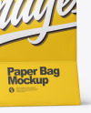 Glossy Shopping Bag w/ Rope Handles Mockup