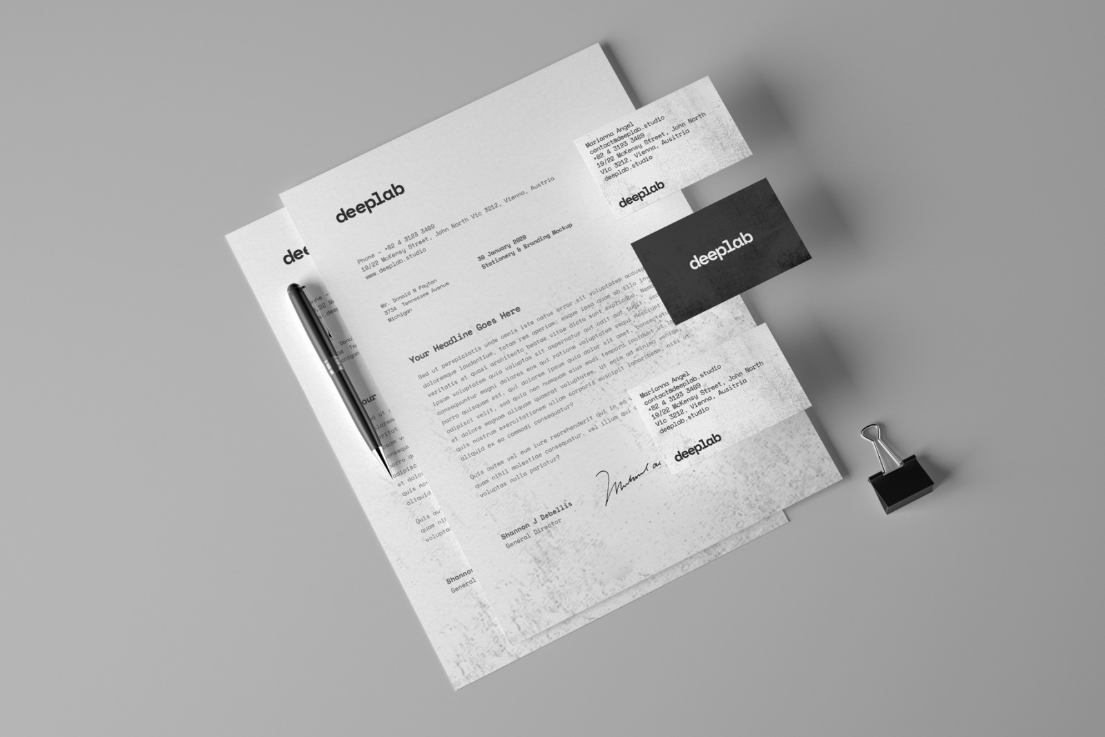 Stationery Branding Mockup Set Stationery Branding Mockup Set