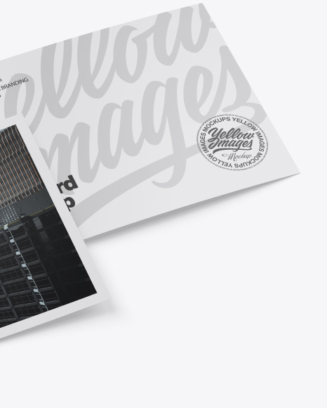 Matte A5 Postcard Mockup