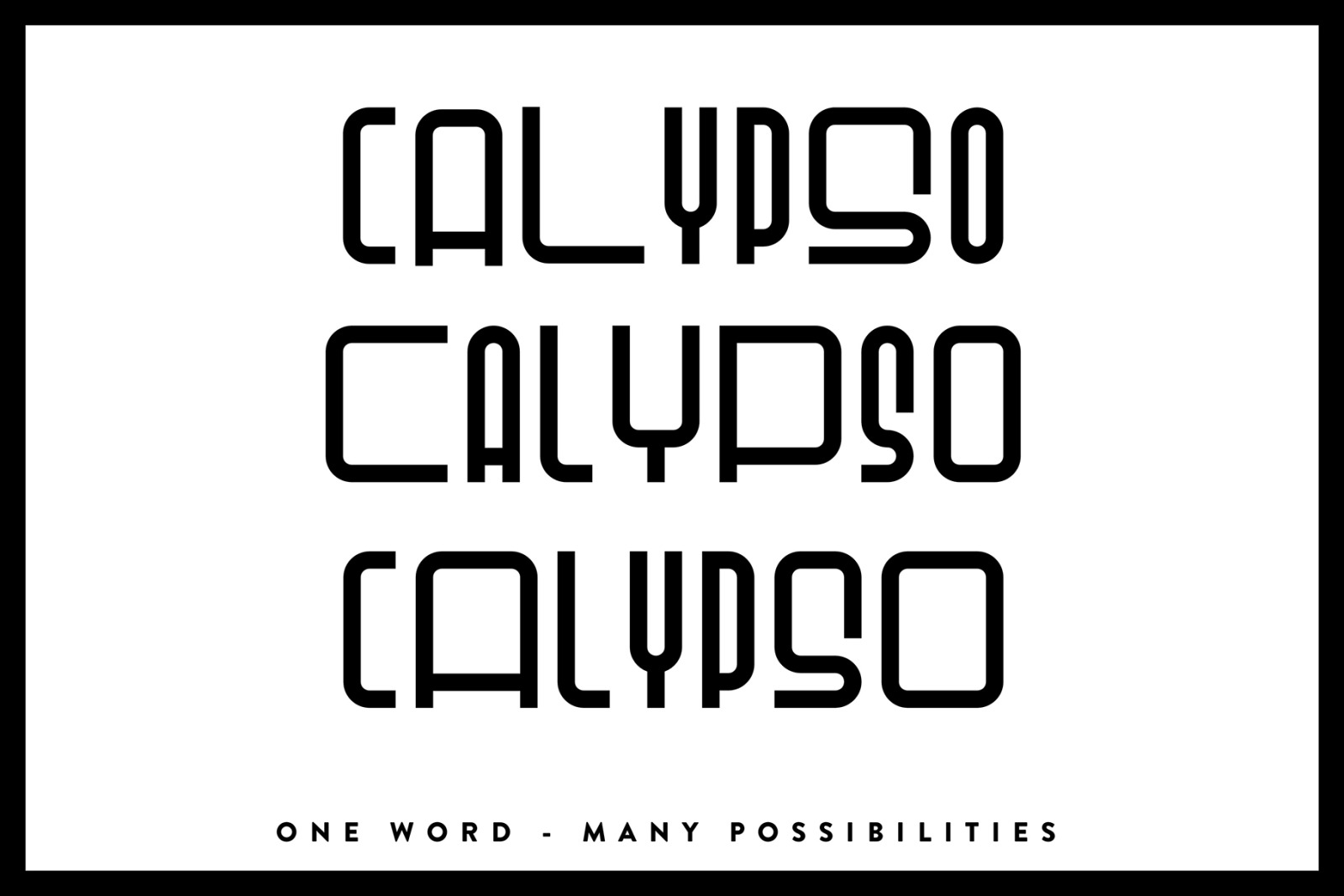 Calypso - Family Font